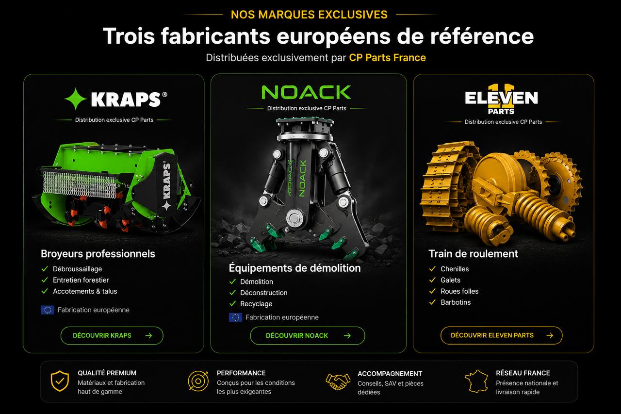 Nos marques exclusives KRAPS NOACK ELEVEN - distribuées exclusivement par MECATRACKS